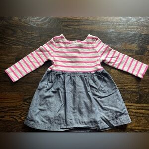 Pink striped dress